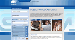 Desktop Screenshot of capublicnotice.com
